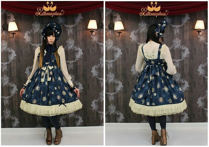 値下げ!メタモルフォーゼ Vintage Cameo ジャンパースカートセット