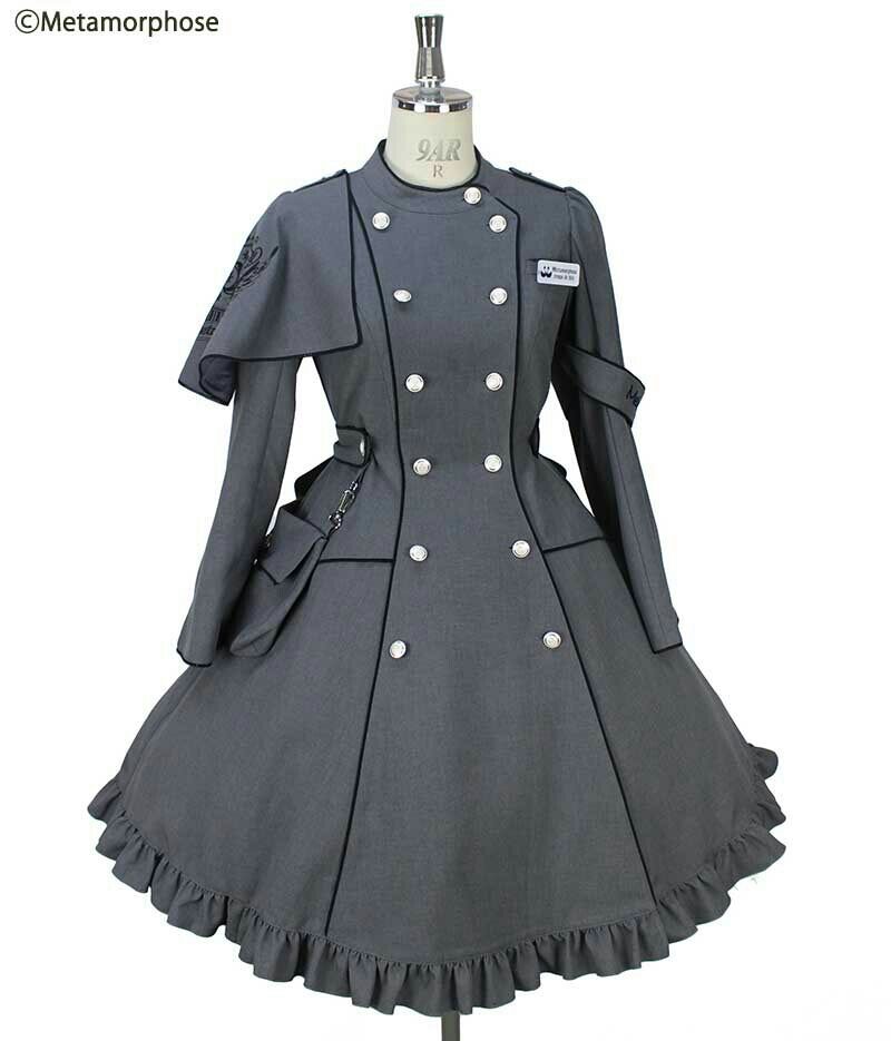 最終セール！！♡メタモルフォーゼ♡ネイビー ベルベット ダブルコート メタモルフォーゼ 【予約】セーラーシリーズ2022 | chouchouange