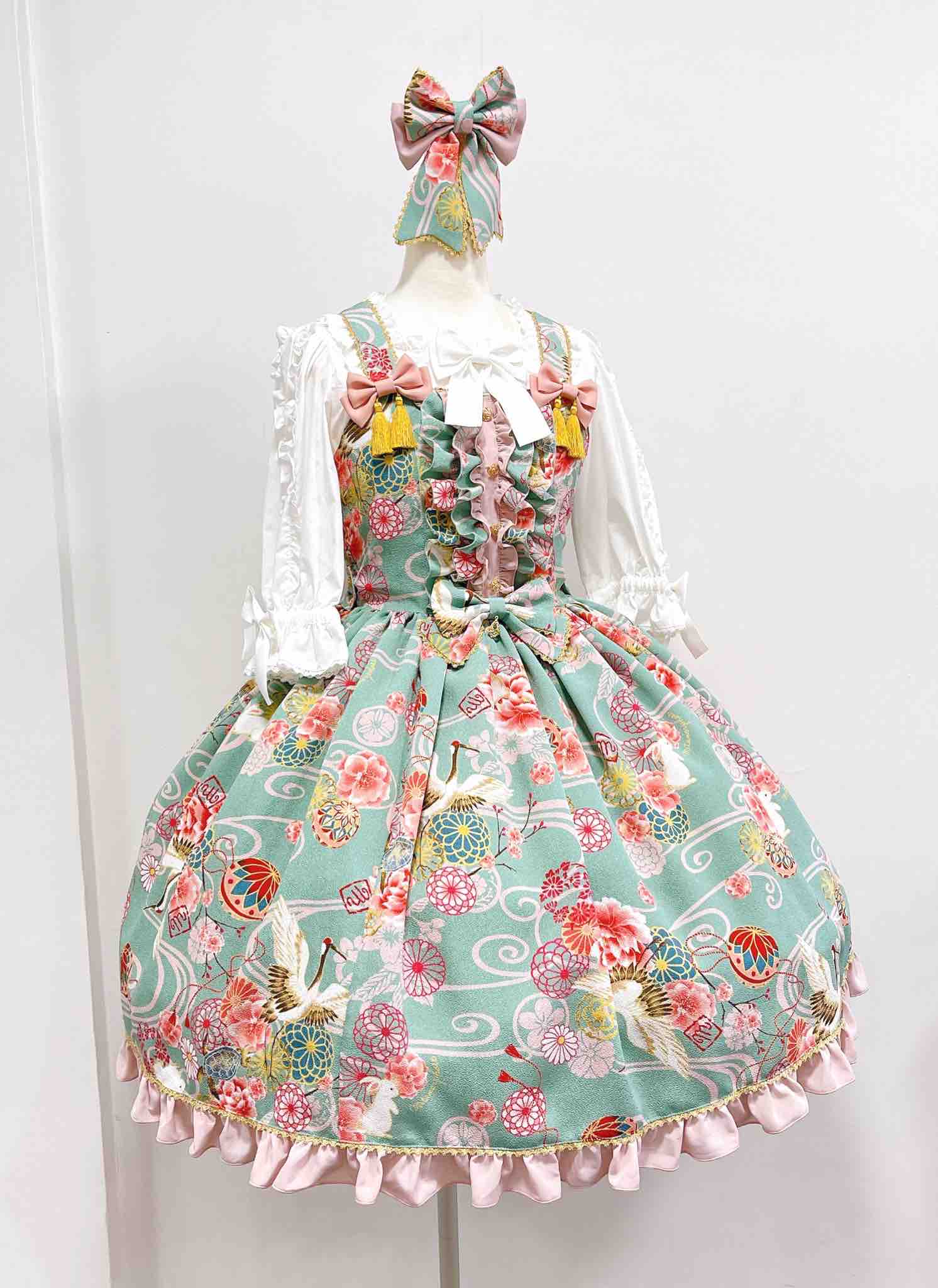 和柄JSK&リボンクリップセット限定先行発売のお知らせ 和柄JSK&リボンクリップセット限定先行発売のお知らせ