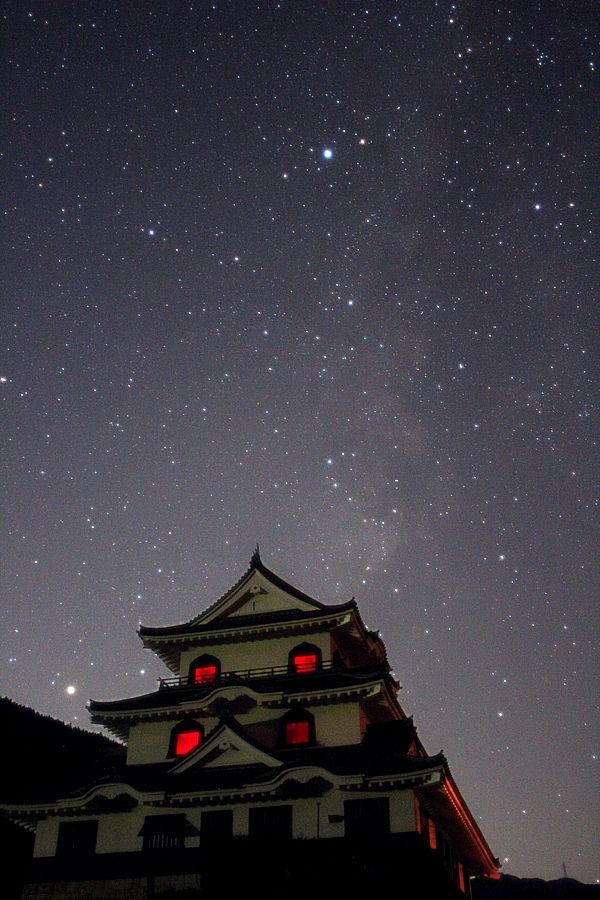 藤橋城 西美濃プラネタリウム 周辺での天体写真 Blue Stars