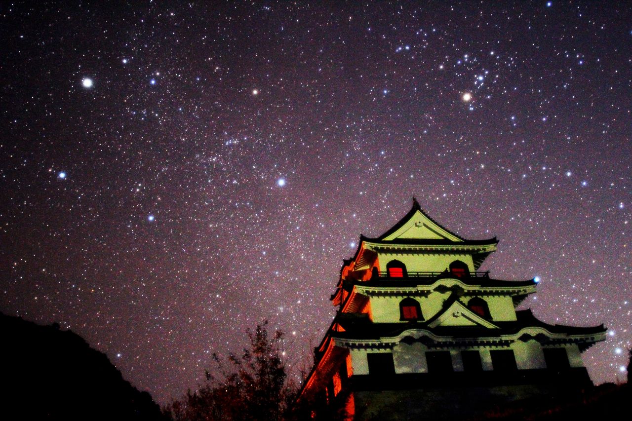 藤橋城周辺で楽しむ秋から冬の星空 Blue Stars