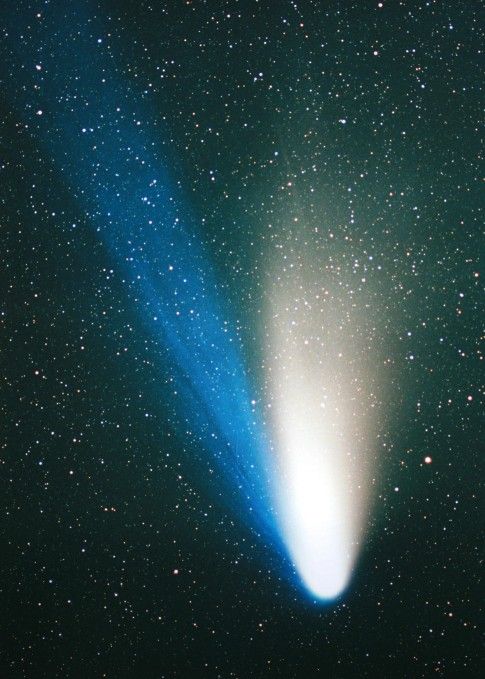 へール ボップ彗星撮影余聞 星のふる里藤橋村 Blue Stars