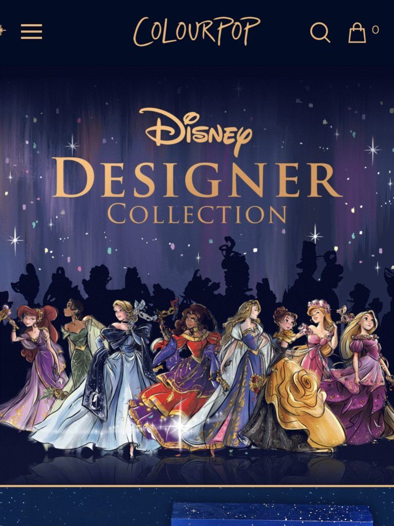 海外コスメ ディズニープリンセス Colourpop カラーポップ Disney Midnight Masquerade をゲット めめめとりっぷ