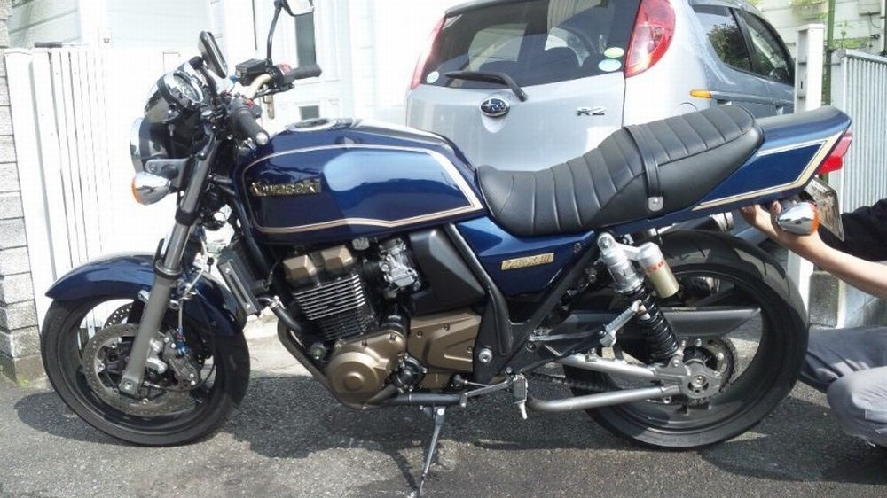 Kawasaki zrx400タンク ガンメタ Kawasaki zrx400タンク ガンメタ