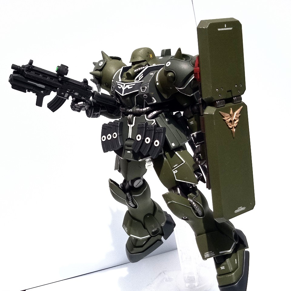 28機目 ギラ ズール親衛隊機 廃屋の彼方 僻地専用ガンプラ展