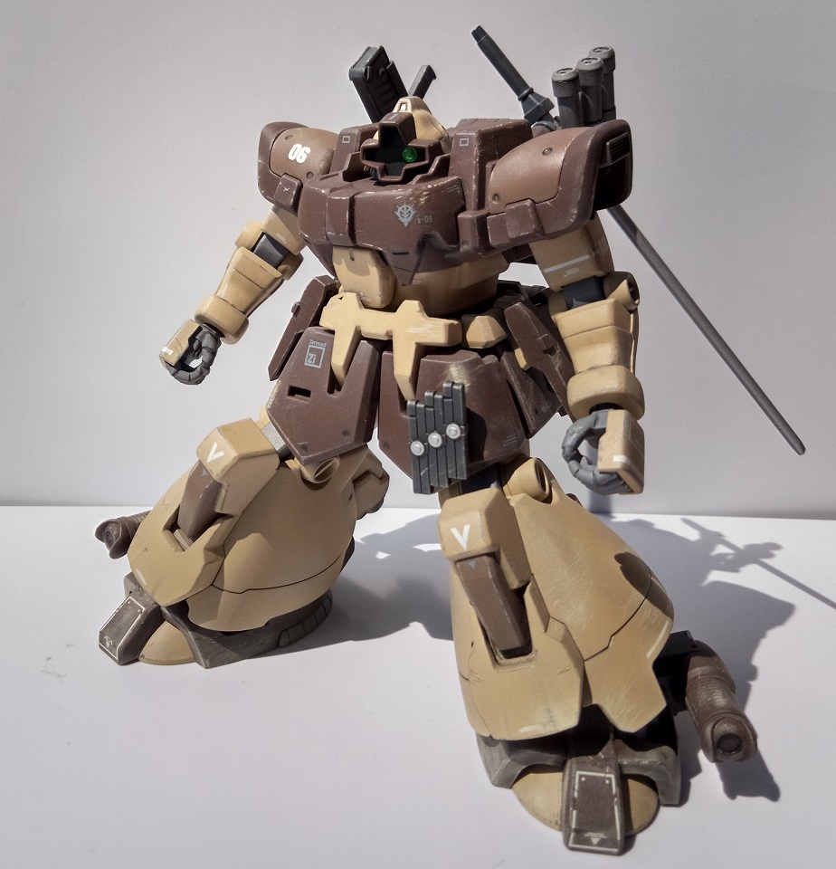 14機目 ドム トローペン高機動重装型 廃屋の彼方 僻地専用ガンプラ展