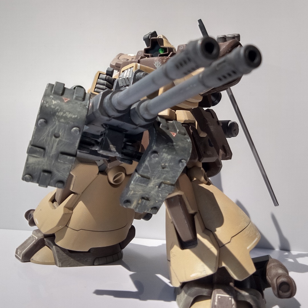 14機目 ドム トローペン高機動重装型 廃屋の彼方 僻地専用ガンプラ展