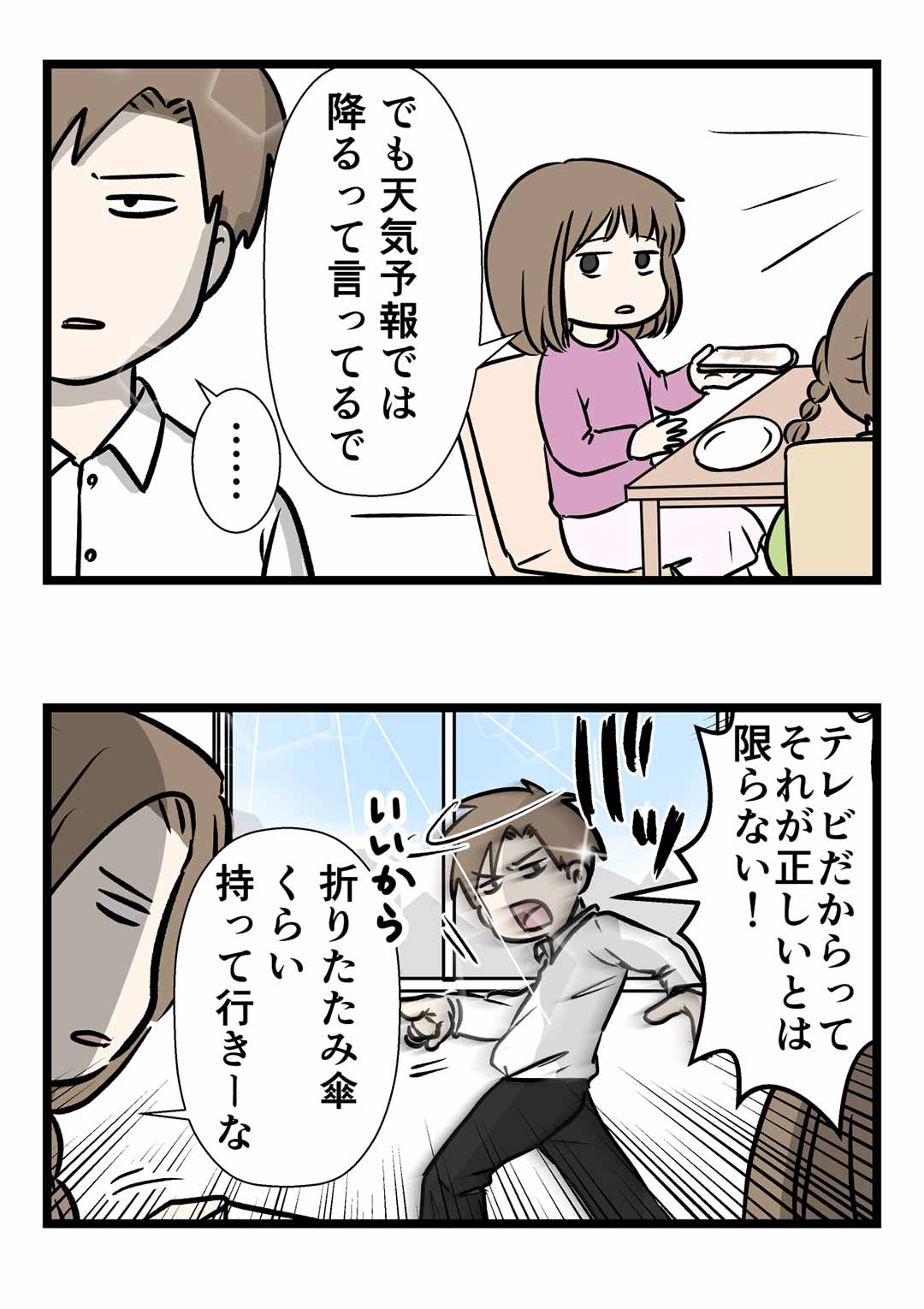 天気予報が信じられない時は大体こうなる