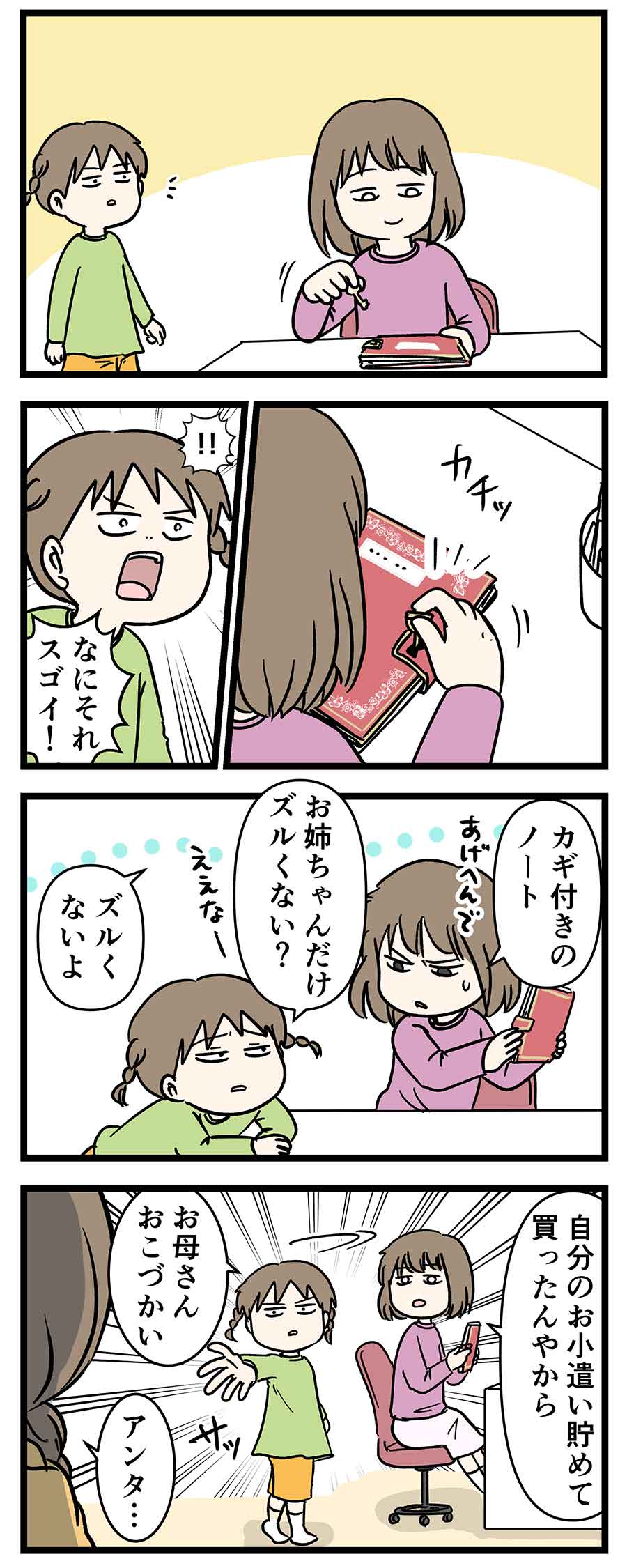 ノートに鍵がついてるやつって、おしゃれでいいよね