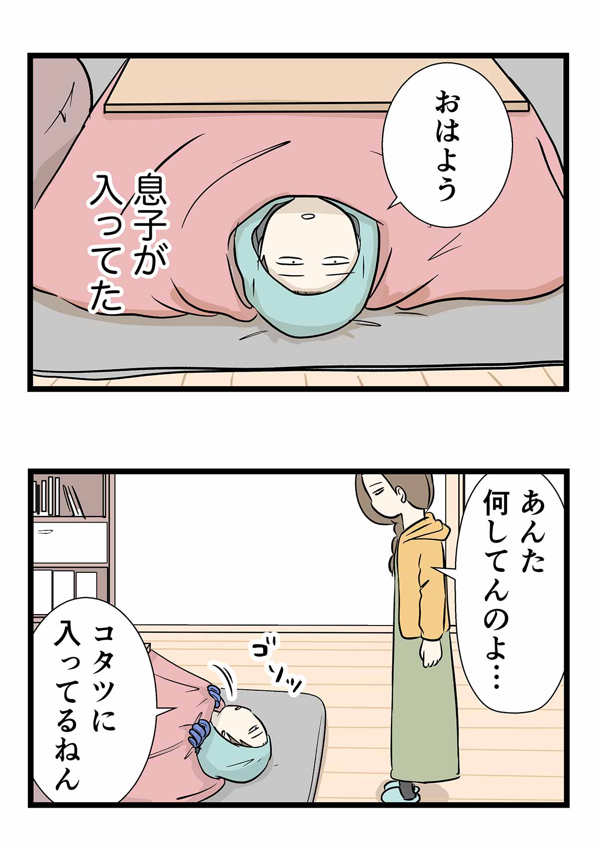 コタツとか言う人を勝負に駆り立てる家具があるらしい