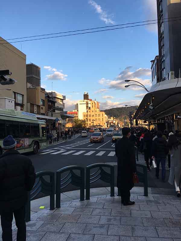 お正月の四条河原町