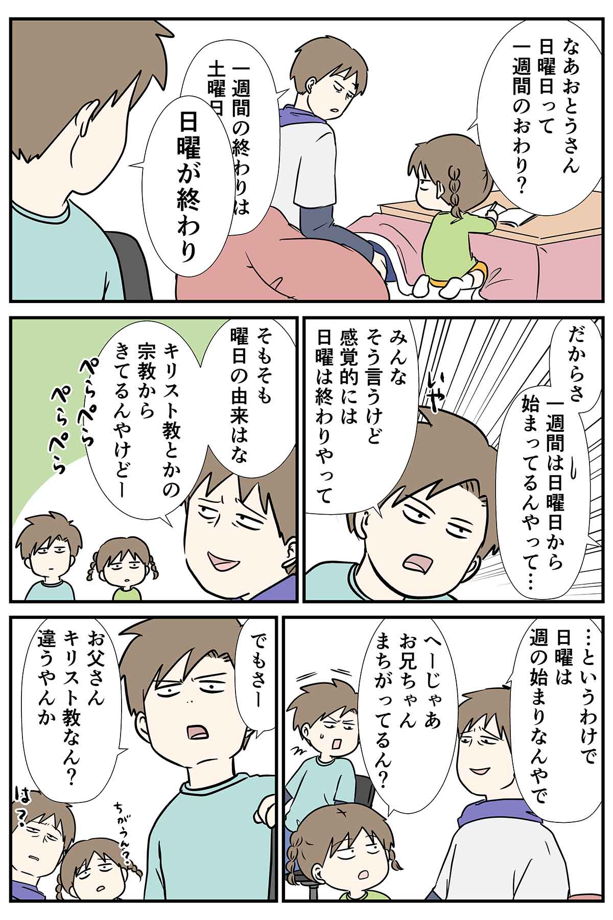 一週間の終わりは土曜日なのか日曜日なのか問題 コミックエッセイ えむふじんがあらわれた Powered By ライブドアブログ 一週間の終わりは土曜日なのか日曜日なのか問題 コミックエッセイ えむふじんがあらわれた Powered By ライブドアブログ