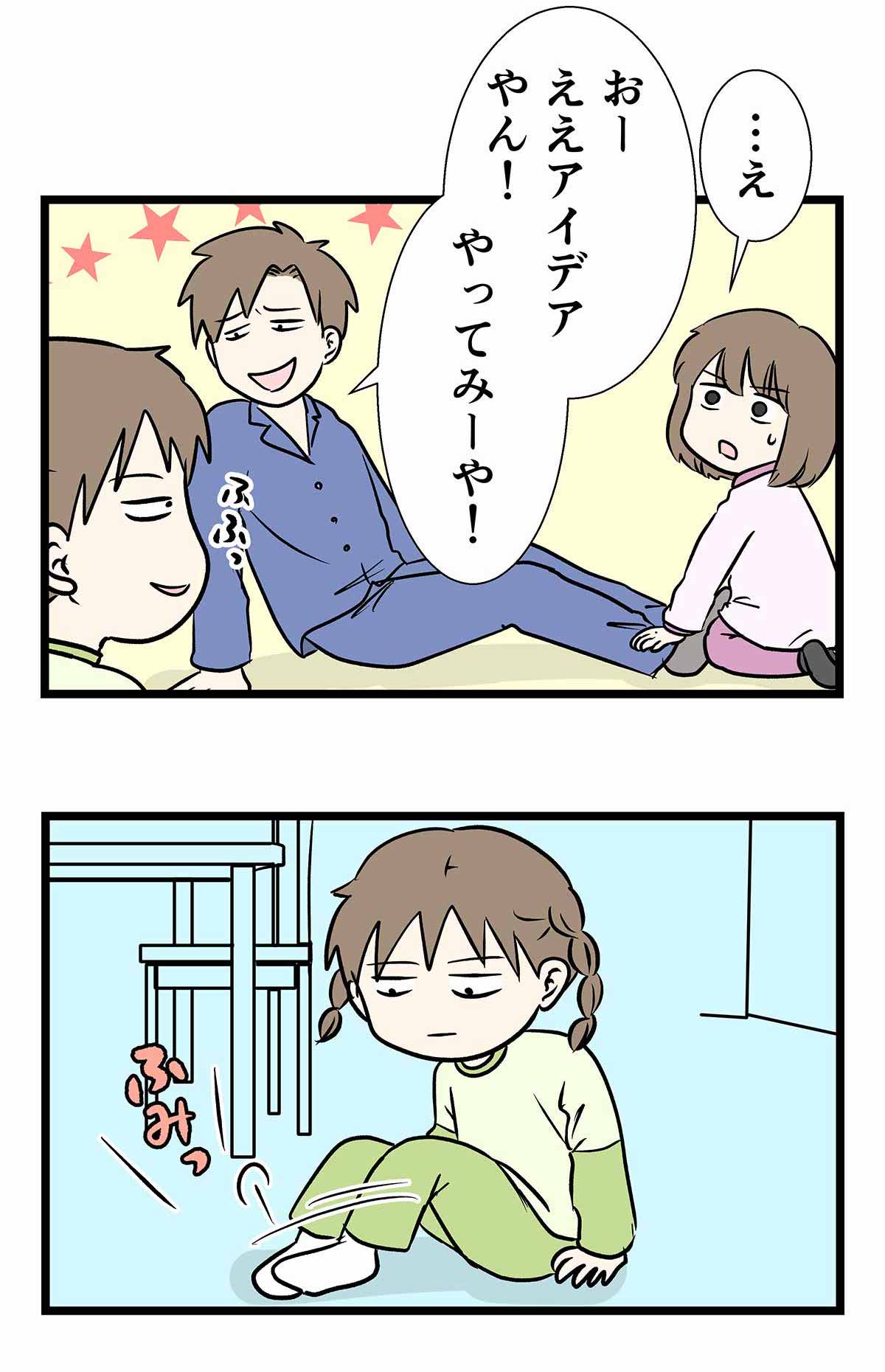 支点になる軸足を片方の足で踏めば寝転んだ状態から身体起こせる理論