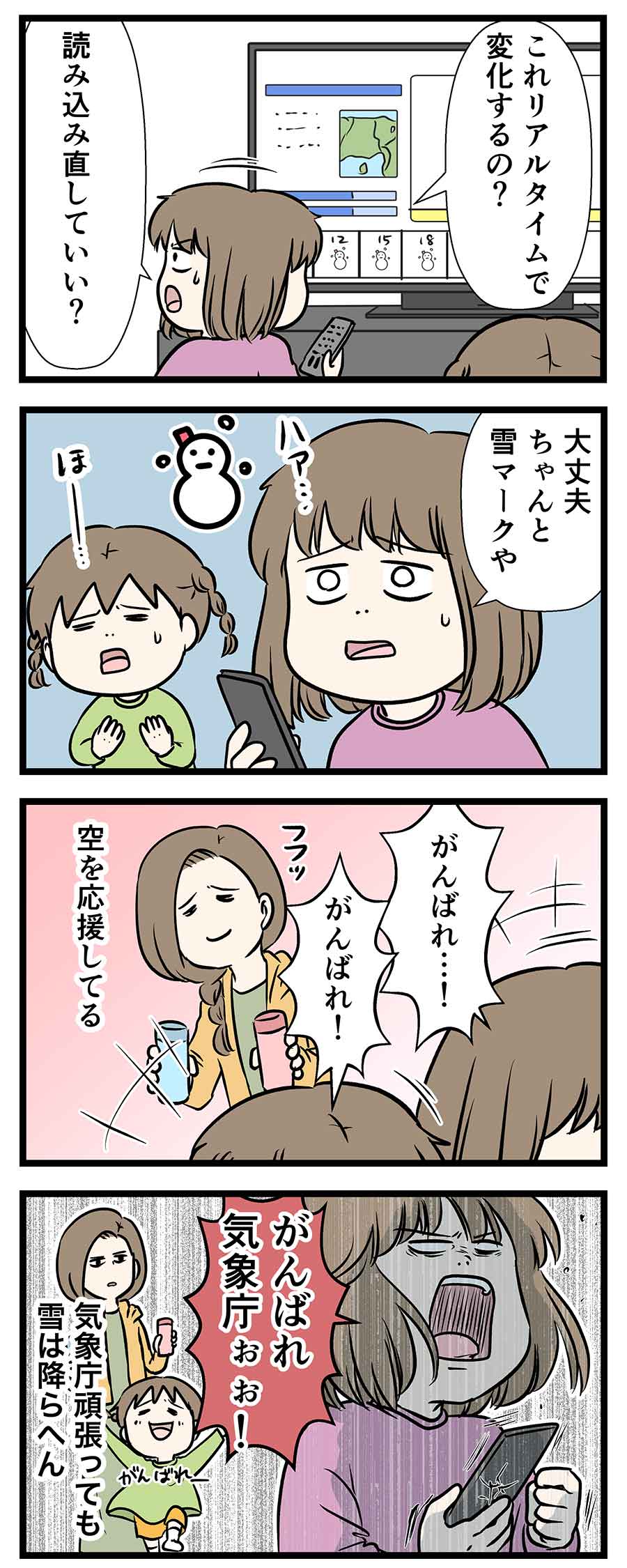 雪の天気予報が裏切りを繰り返した時は大体こうなる