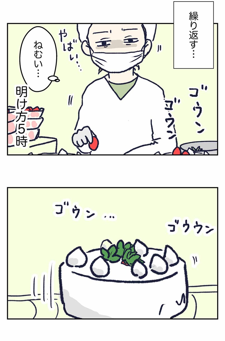 クリスマスケーキ製造バイトの実態をご覧下さい