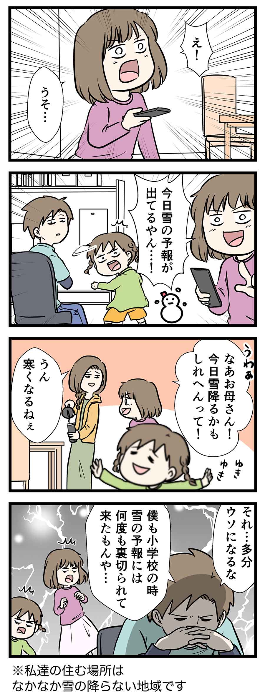 雪の天気予報が裏切りを繰り返した時は大体こうなる