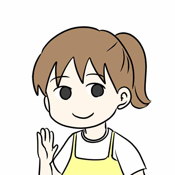 えむふじんの日常 長女えむこの友人ポニテちゃん