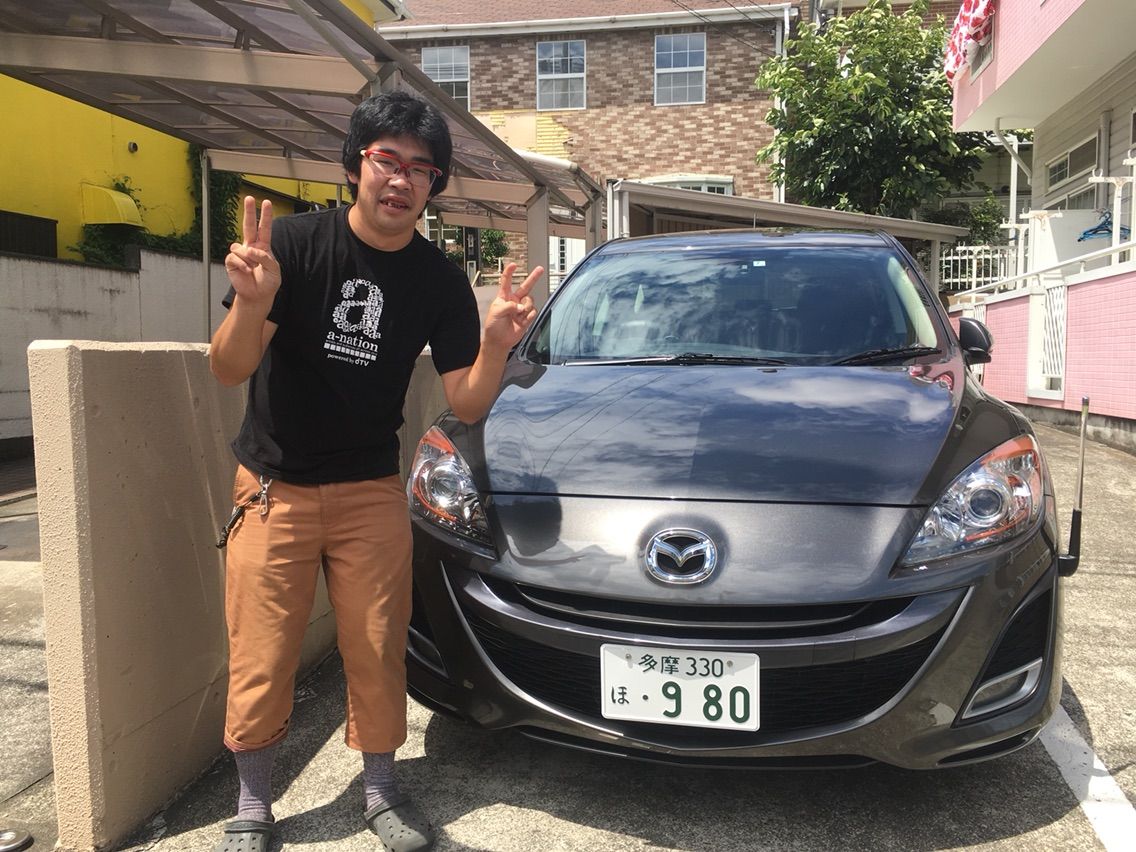 アクセラスポーツ納車 エムジービークリエイティブ 東京都 町田市 中古車販売 買取 アクセラスポーツ納車 エムジービークリエイティブ 東京都 町田市 中古車販売 買取