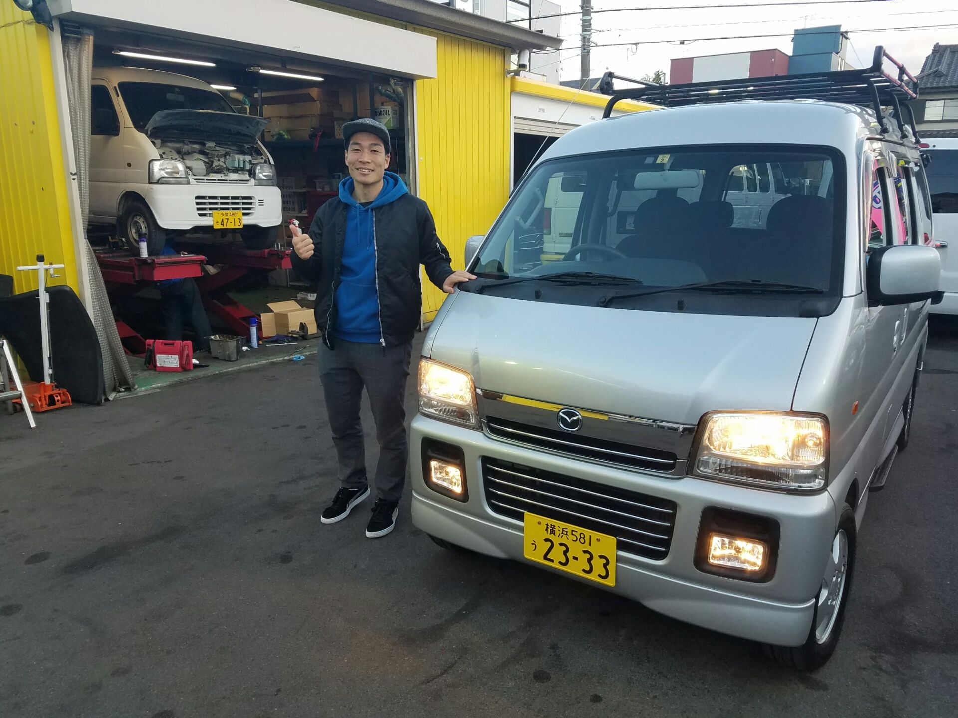 マツダスクラムワゴンの納車です エムジービークリエイティブ 東京都 町田市 中古車販売 買取