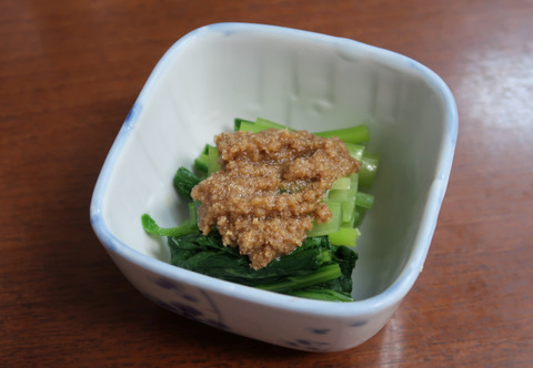 小松菜ゴマ和え 19.10.14 183