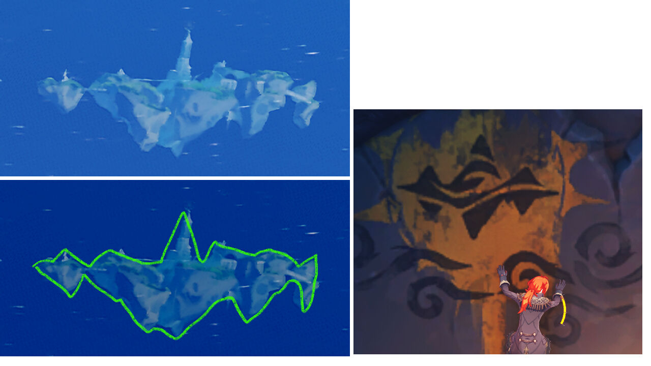 ドラゴンスパインの壁画の考察とか なめか亭