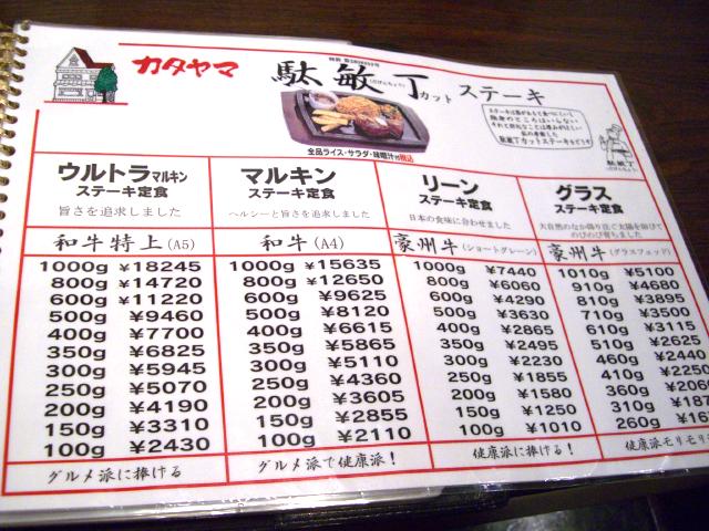 お肉の美味しい下町の洋食屋 レストラン カタヤマ 南千住あたり お肉の美味しい下町の洋食屋 レストラン カタヤマ 南千住あたり