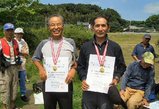 見事優勝して賞状授与式