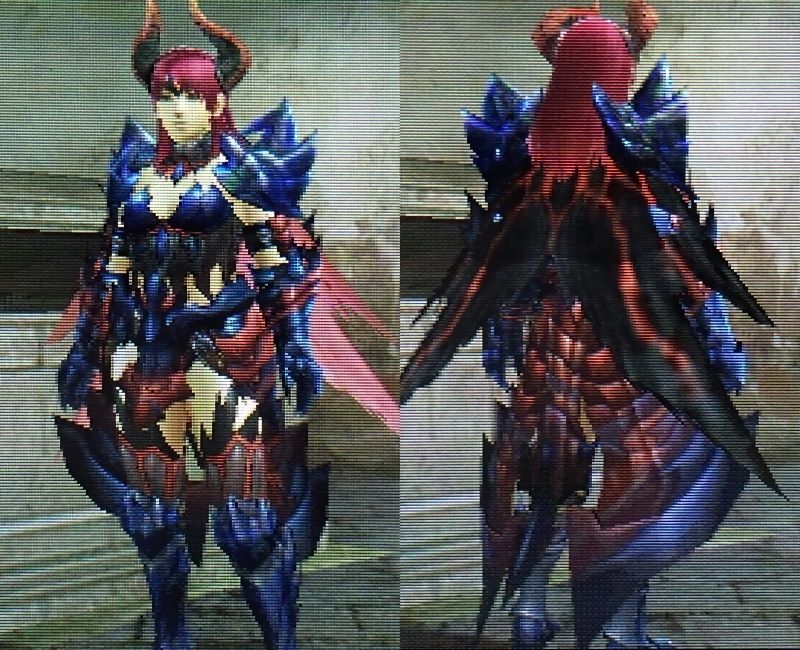Mhx 女キャラ装備 Exゴア脚でサキュバス作るつもりがいつの間にか魔王になってた モンハンっ娘まとめ速報4g