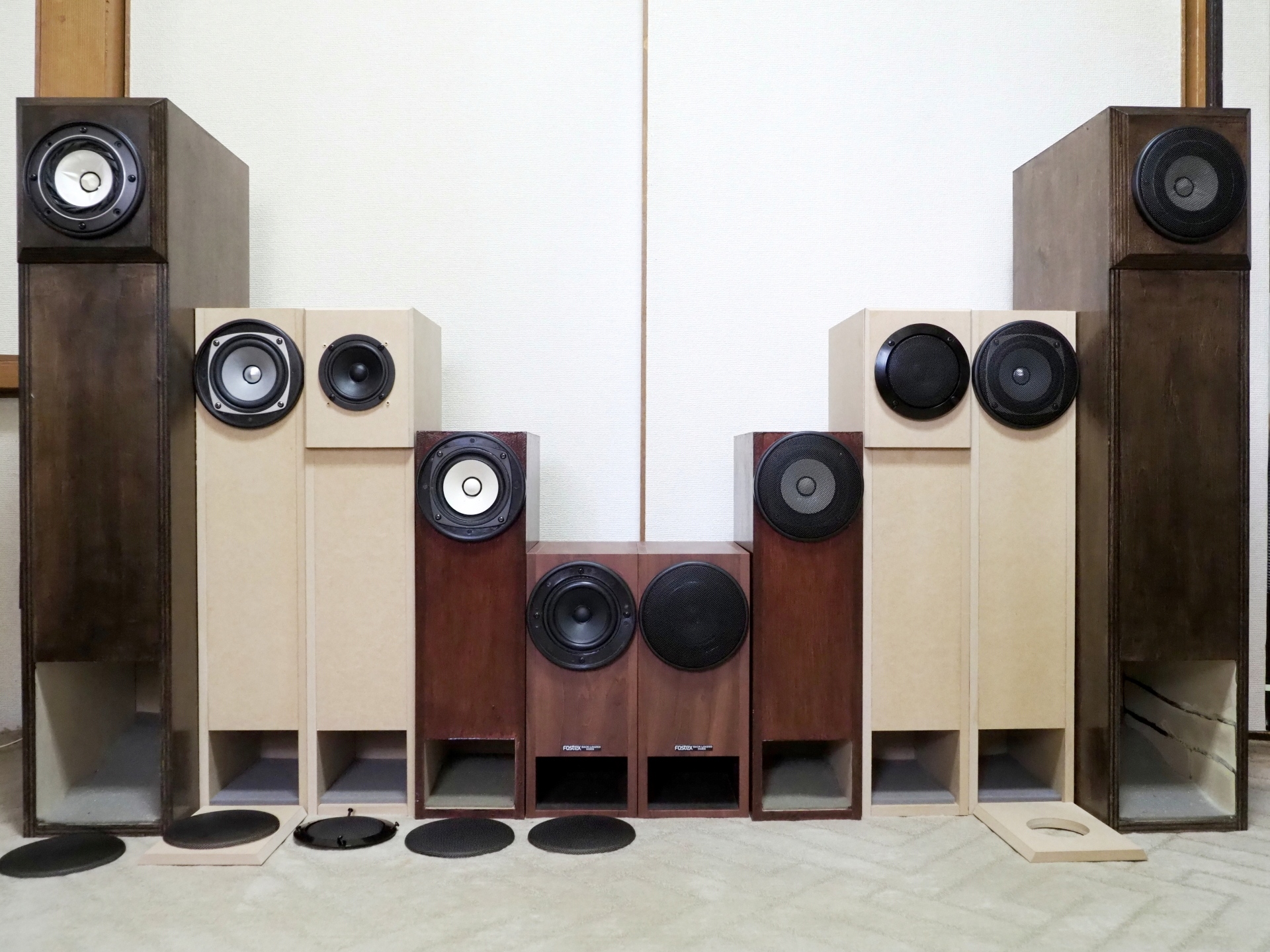 FOSTEX 10cmフルレンジ 『FE103』向け バックロードホーン箱