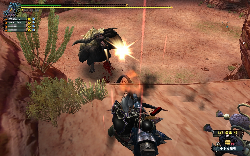Mhf 崖の下から上から虎退治 Mhf 中年ハンター狩人日記 Mh3