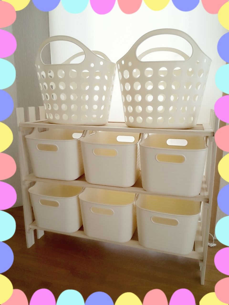 セリアのすのこで棚を作る ２ You Made Me Happy