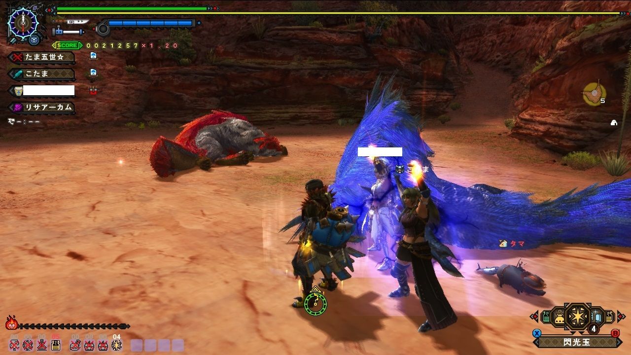 Mhfg パロでスコア稼ぎとナス祭 W Mhf 元鯖３ まるコゲ猟団 のまるコゲ狩猟生活 怒り時ブレスは結構熱い