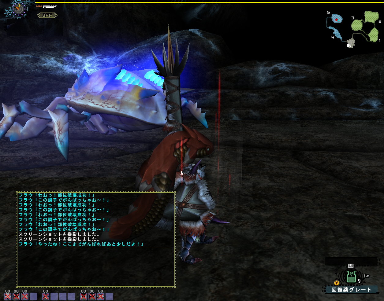 Mhf タイクンザムザ先行狩猟 青く変身したぞｗ トランザムザｗ Mhfクオリティ