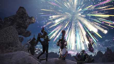 Mhwアイスボーン 誰か1人がジェスチャーや花火やると やるんじゃん とみんな集まって踊りだすあるある Mhwアイスボーン 誰か1人がジェスチャーや花火やると やるんじゃん とみんな集まって踊りだすあるある