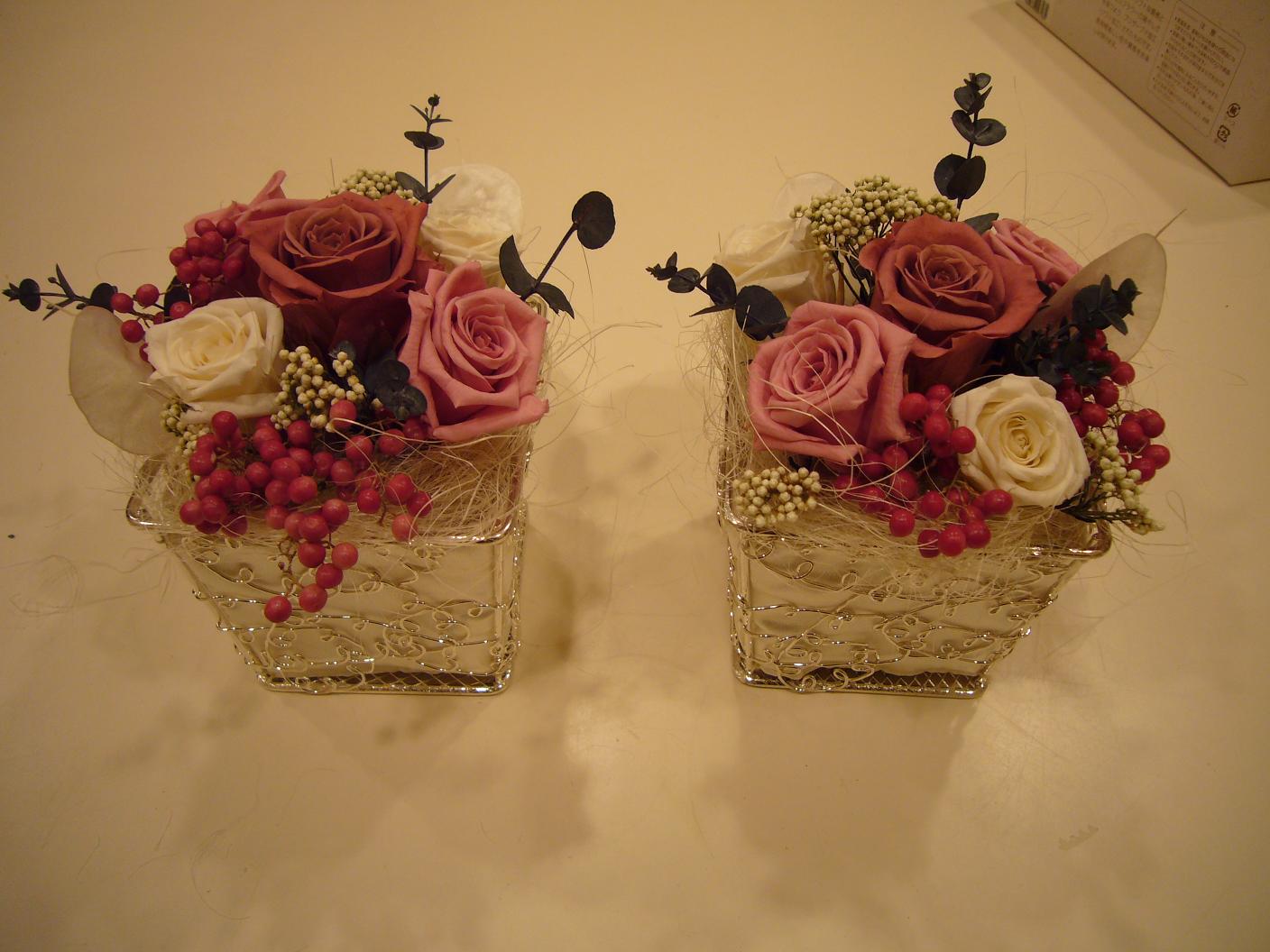 受付に飾る花 My Happy Wedding