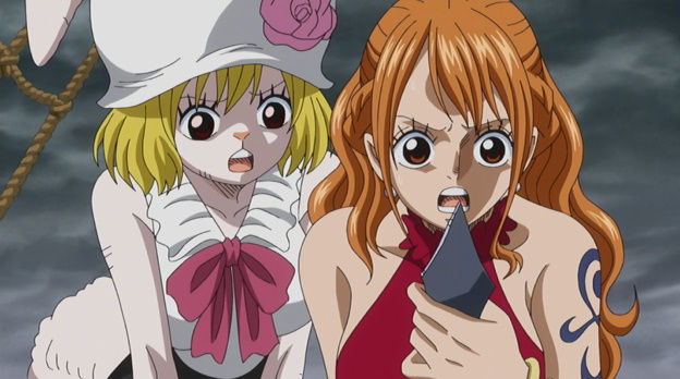 アニメ ワンピース 感想 853話 話全く進まず が ナミさんの横乳と黒パンツえろすぎた 854話 ネタバレ まとめ 動画 考察 あにこぱす