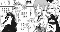 チェンソーマン80話ネタバレ マキマさんの家 にゅあ~