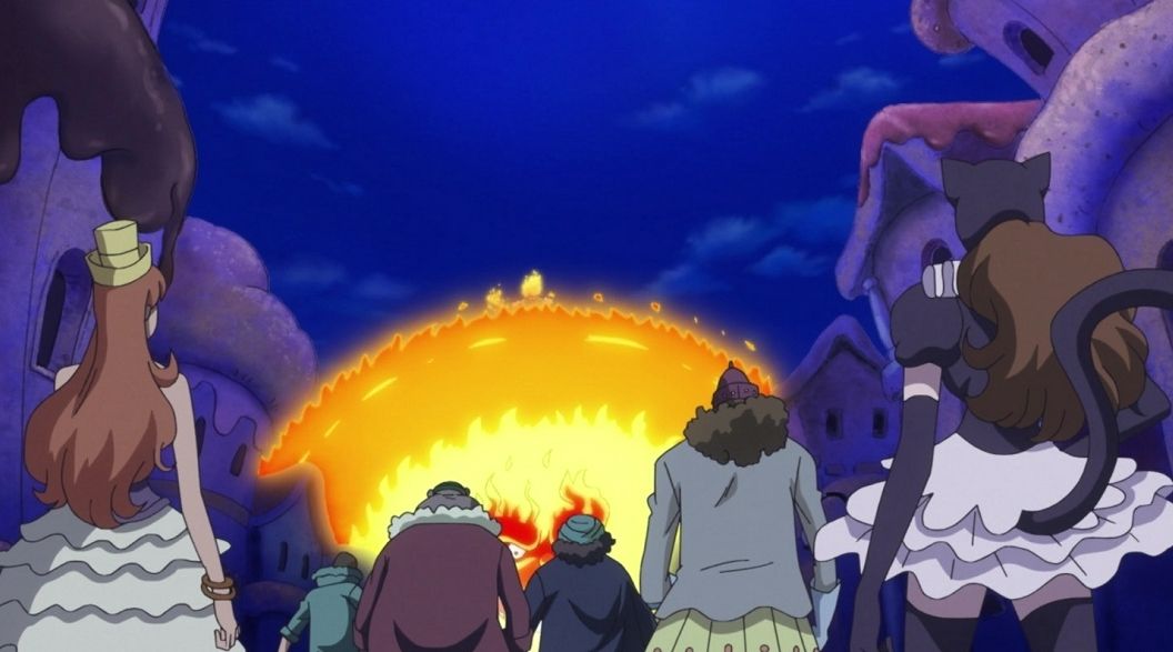 ワンピース アニメ 874話感想 ワダツミ確実にでかくなってるよね ネタバレ 動画 画像 あにこぱす