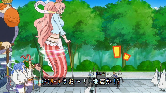 ワンピース アニメ ネタバレ感想 4話 声が老けている ビビ レベッカ しらほしハーレム可愛い イム様ついにくるぞ 動画画像まとめ あにこぱす