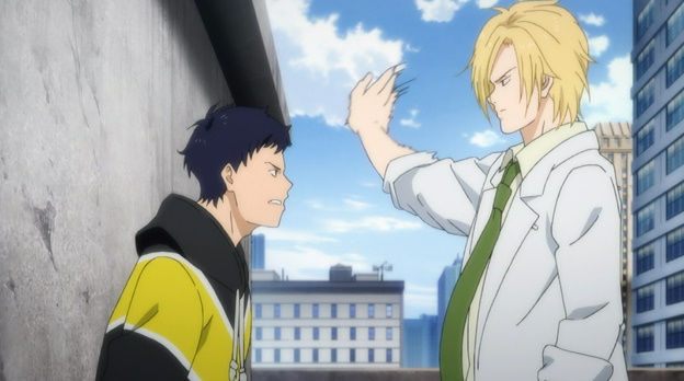 Banana Fish 感想 ネタバレ 17話 アッシュと英二のホモォハグからのプロポーズ ユーシス怖すぎだろ ブランカ師匠イケメンでイケボで強すぎる 売春ホモセクロスからのズドン 18話 あにこぱす