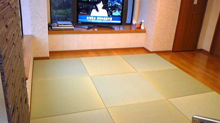 リビングに置き畳を敷いてみた Wind Tatami