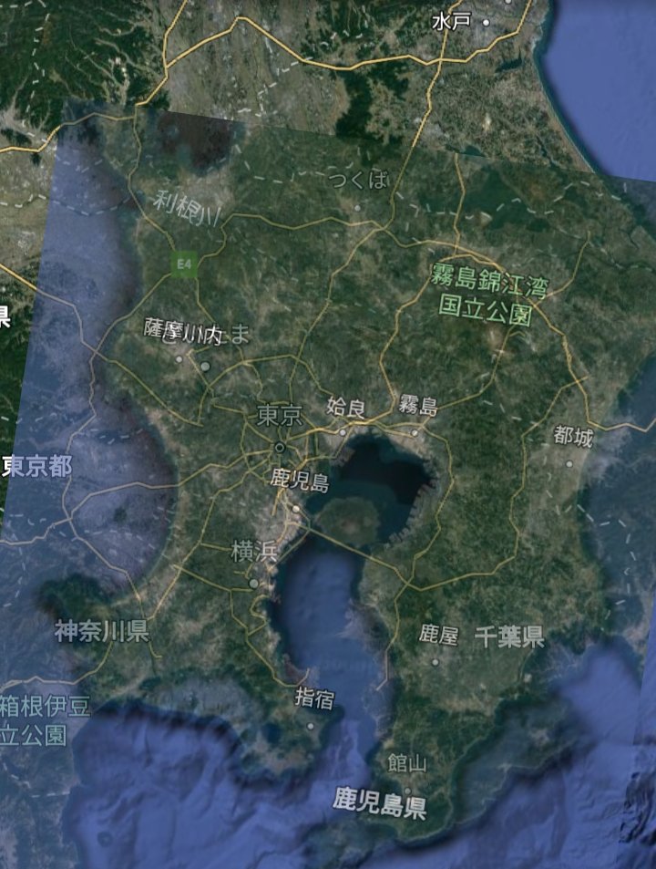 東京湾鹿児島湾