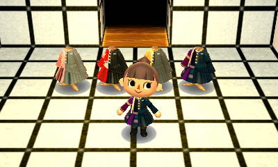 どうぶつの森 ももクロ系マイデザイン50 Stay Gold と 比較画像 広く深く