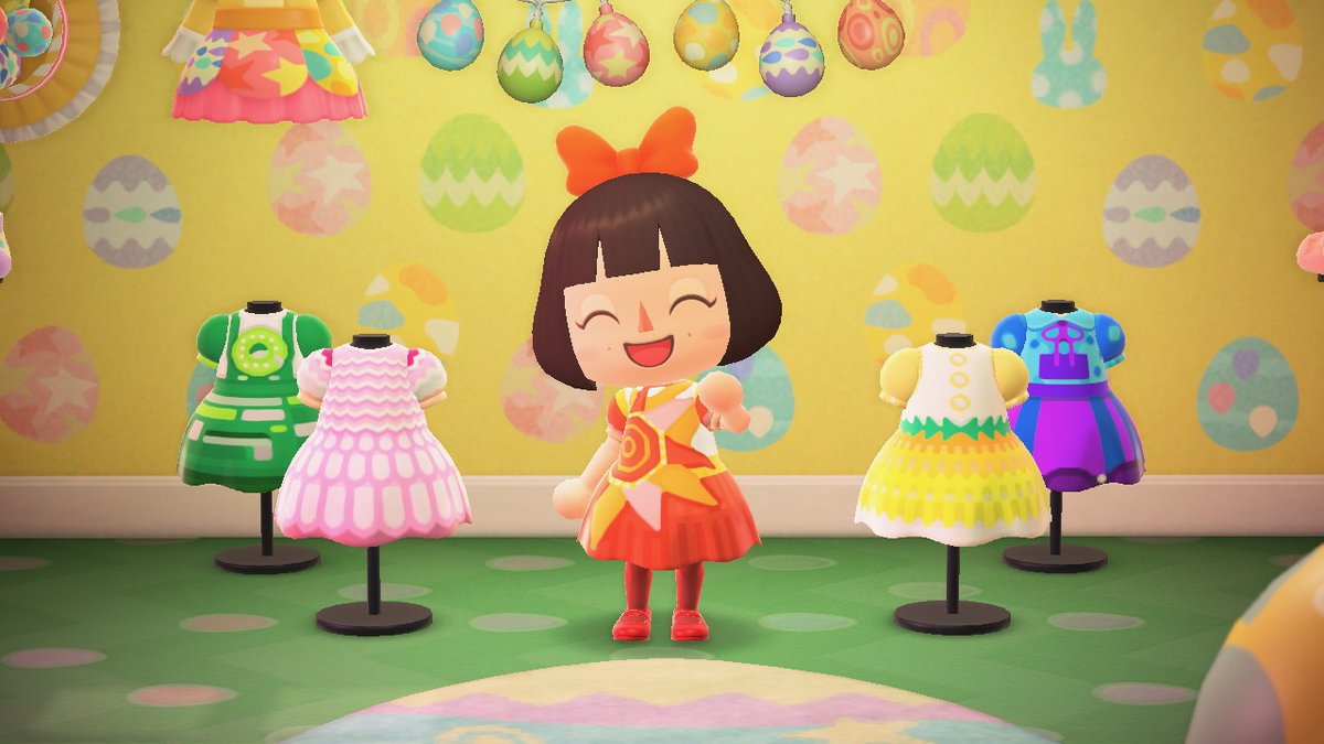 あつ森 ももクロ系マイデザイン9 ぐーちょきぱーてぃー 広く深く