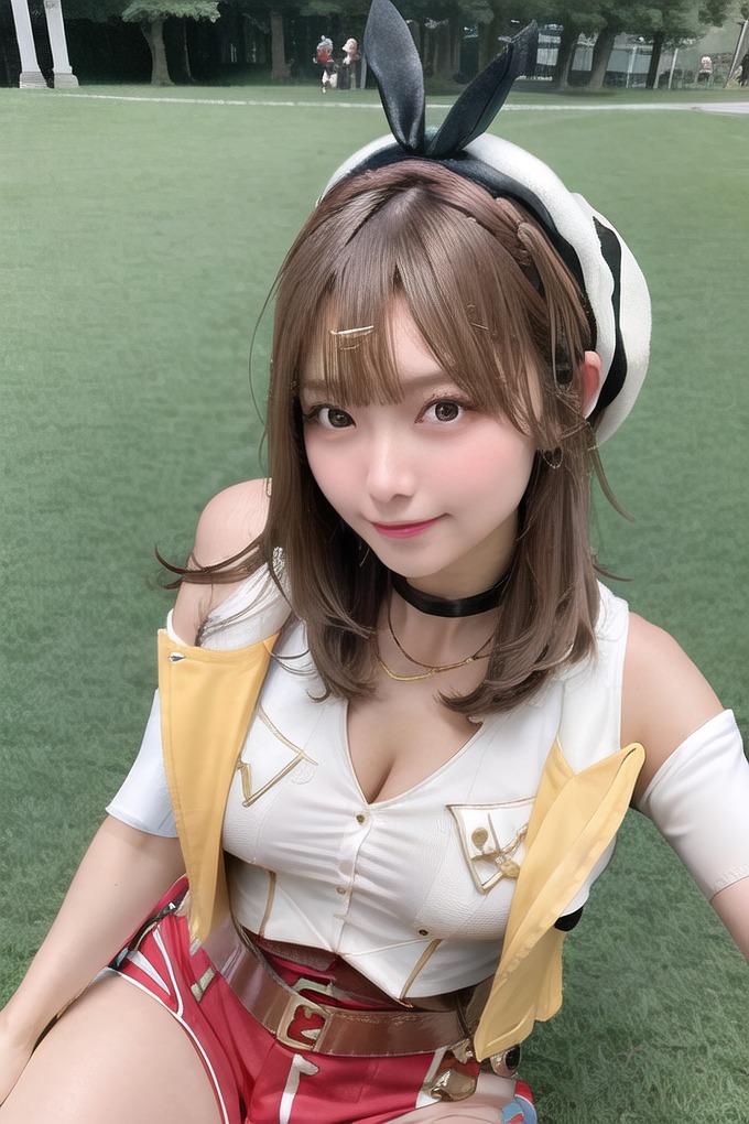 【画像】ムチムチ女子さん「え、ライザって子が人気なんだ。よく知らないけどコスプレしてみよw」ﾊﾟｼｬｯ
