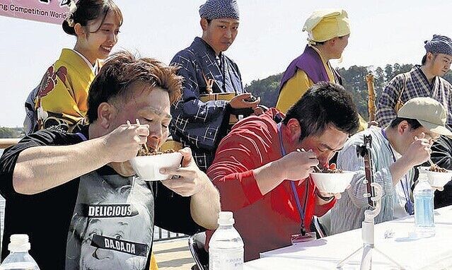 【熱戦】1日に納豆20パック食べて練習、水戸の納豆早食い大会で「世界一」