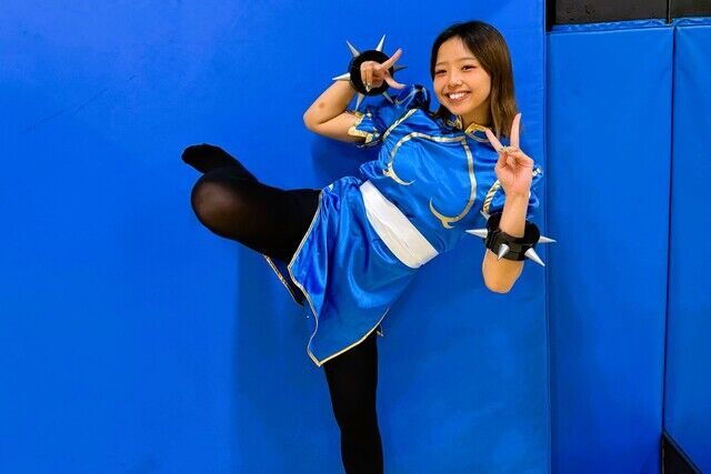 【動画】K-1に現れた“リアル春麗”、めちゃくちゃ強い