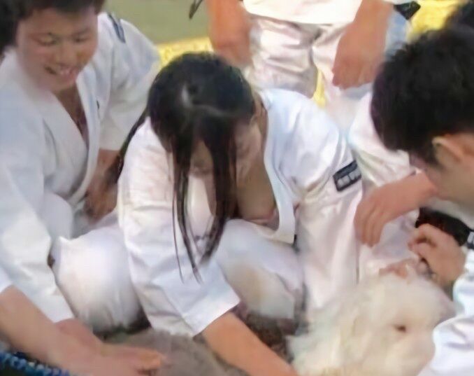 【動画】柔道部の風紀を乱す女子部員がこちらです
