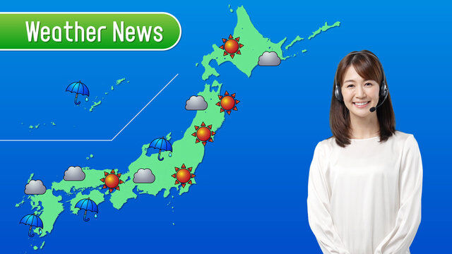 【動画】ニュース番組さん、天気予報コーナーでとんでもない映像を流してしまう