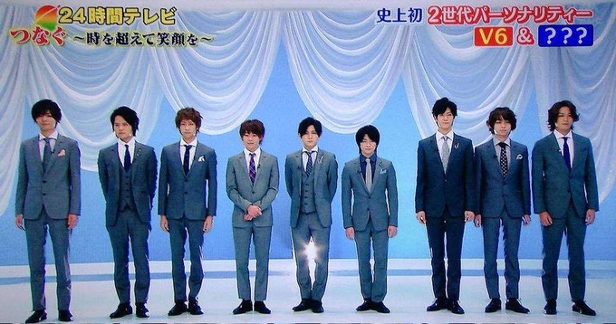 【朗報】ジャニーズ、スーツ姿でカッコよく勢揃いして女の子をヌレヌレにしてしまう